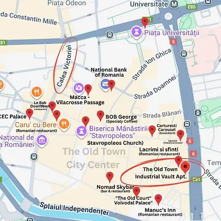 Apartament The Old Town Industrial Vault - A Fusion Of Past & Present Bukareszt